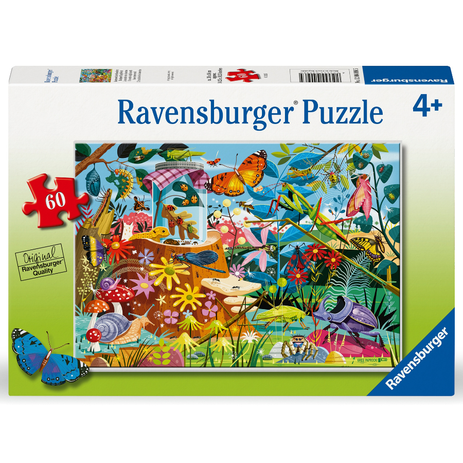 Ravensburger Puzzle 60 Piece Backyard Bug World
