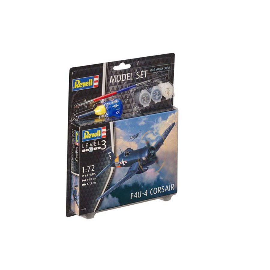 Revell Model Kit Starter Set 1:72 F4U-4 Corsair