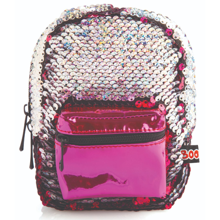 BooBoo Mini Backpack Sequin Fuchsia
