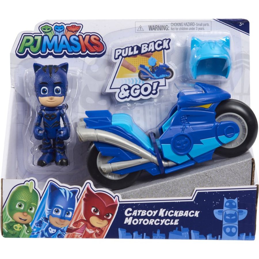 PJ Masks Kickback Motorcycle & Figure Assorted