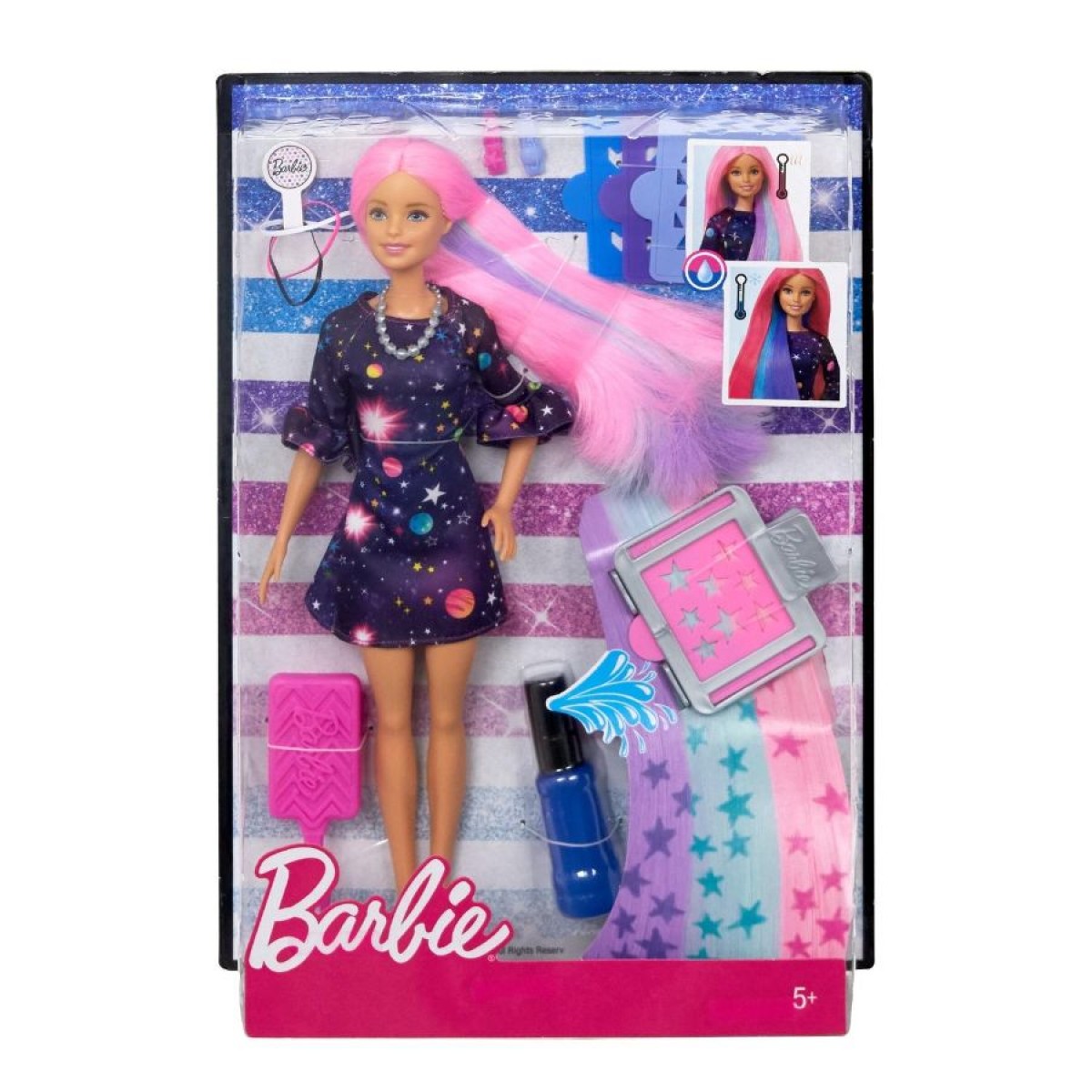 barbie colour change hair