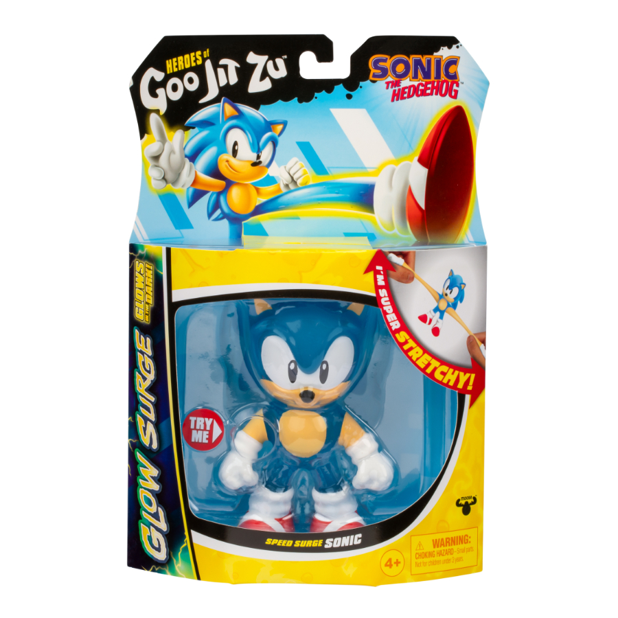 Heroes Of Goo Jitzu Sonic The Hedgehog Series 4 Glow Surge Hero Figure Assorted