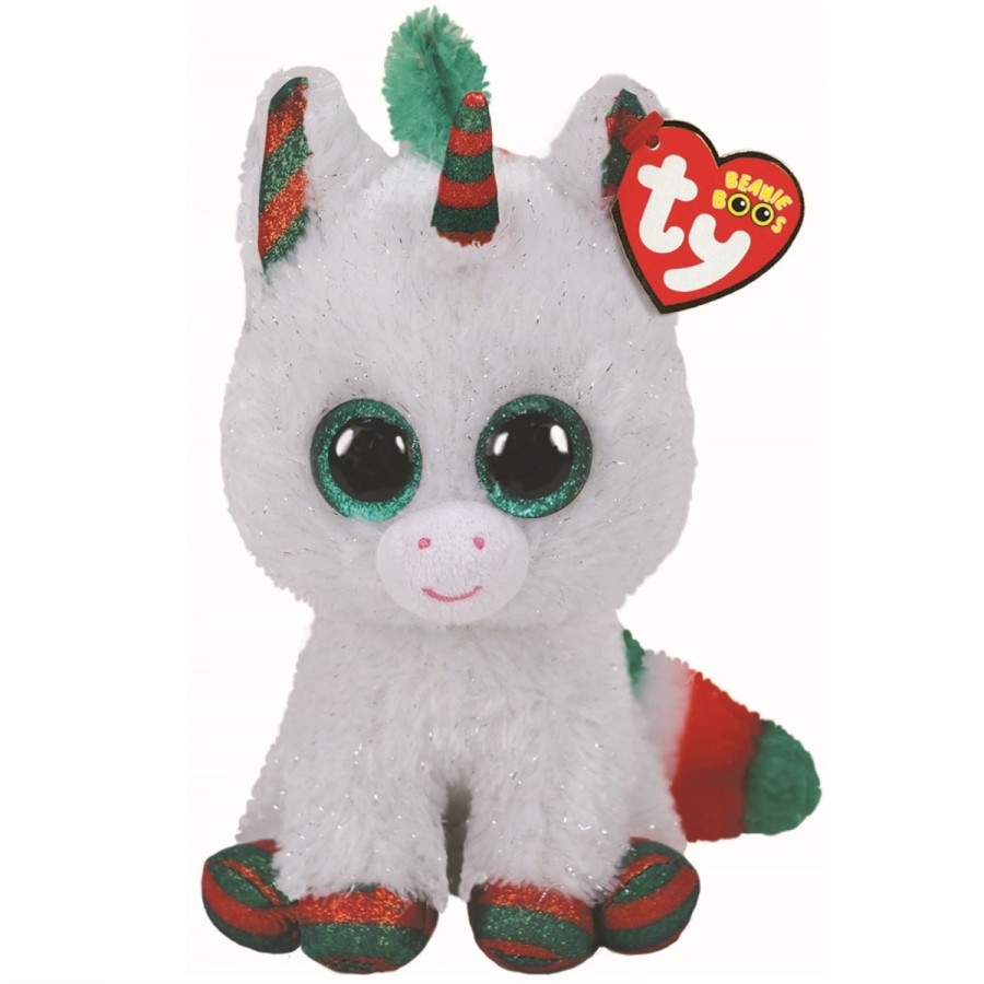 Beanie Boos Regular Plush Snowfall Xmas Unicorn