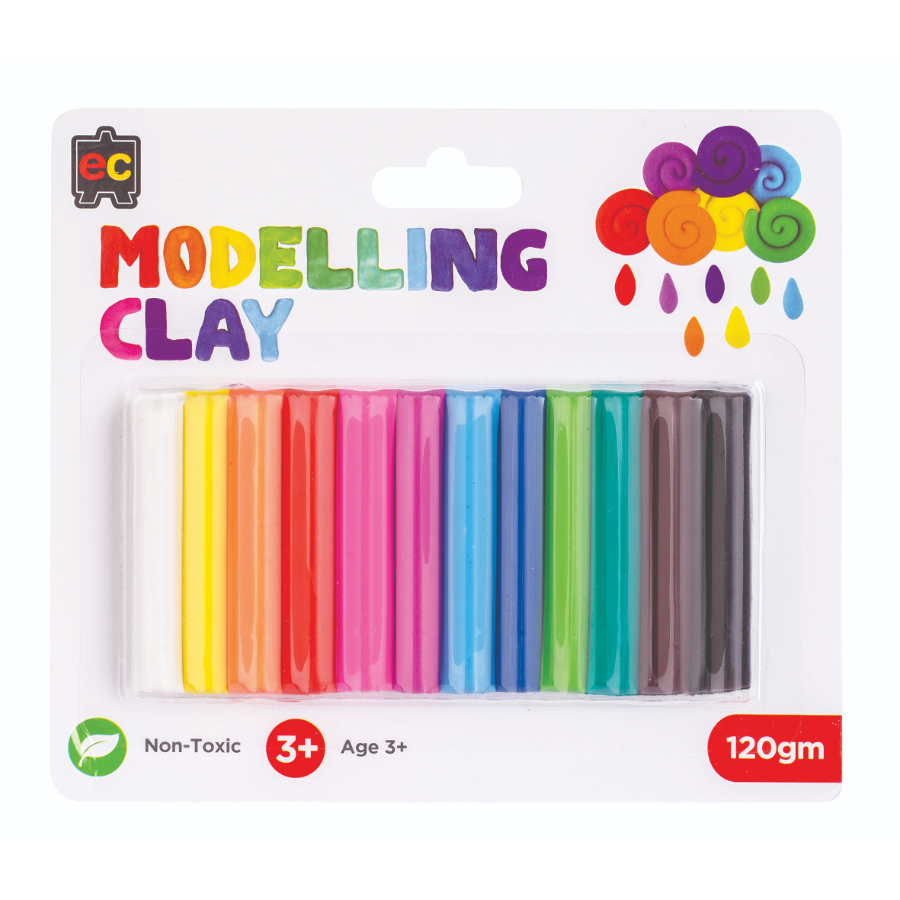 Modelling Clay 12 Colour Pack 120 g
