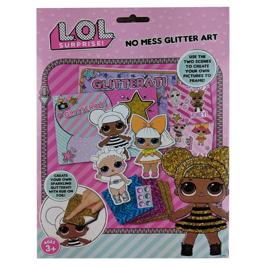 LOL Character Glitter No Mess Foil