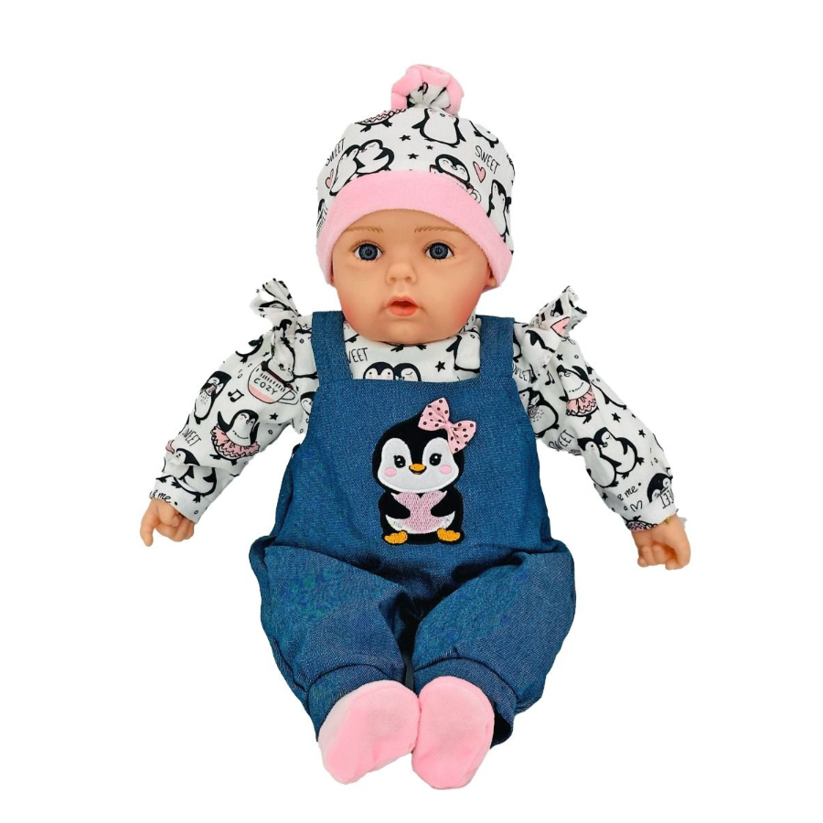 Baby Doll Zoe With Penguin Jumpsuit