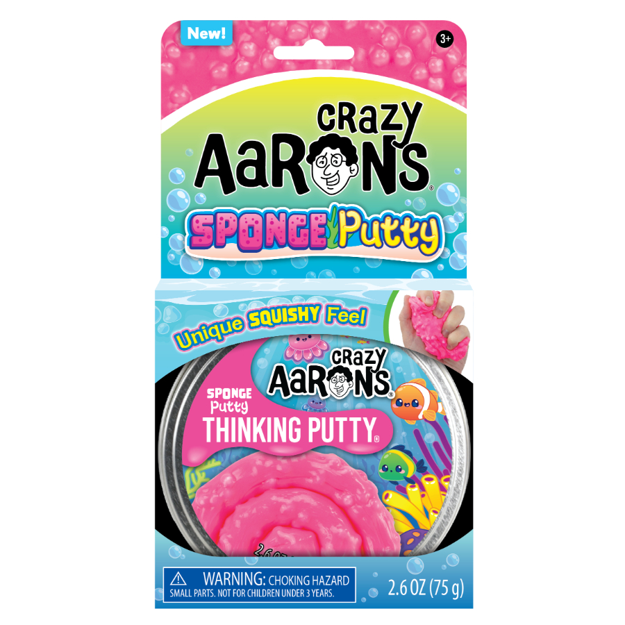 Crazy Aarons Thinking Putty 10cm Tin Trendsetters Sponge