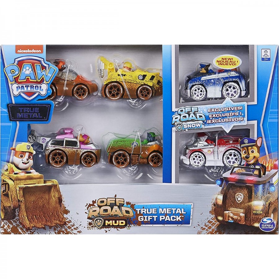 Paw Patrol True Metal Diecast Vehicles 6 Pack