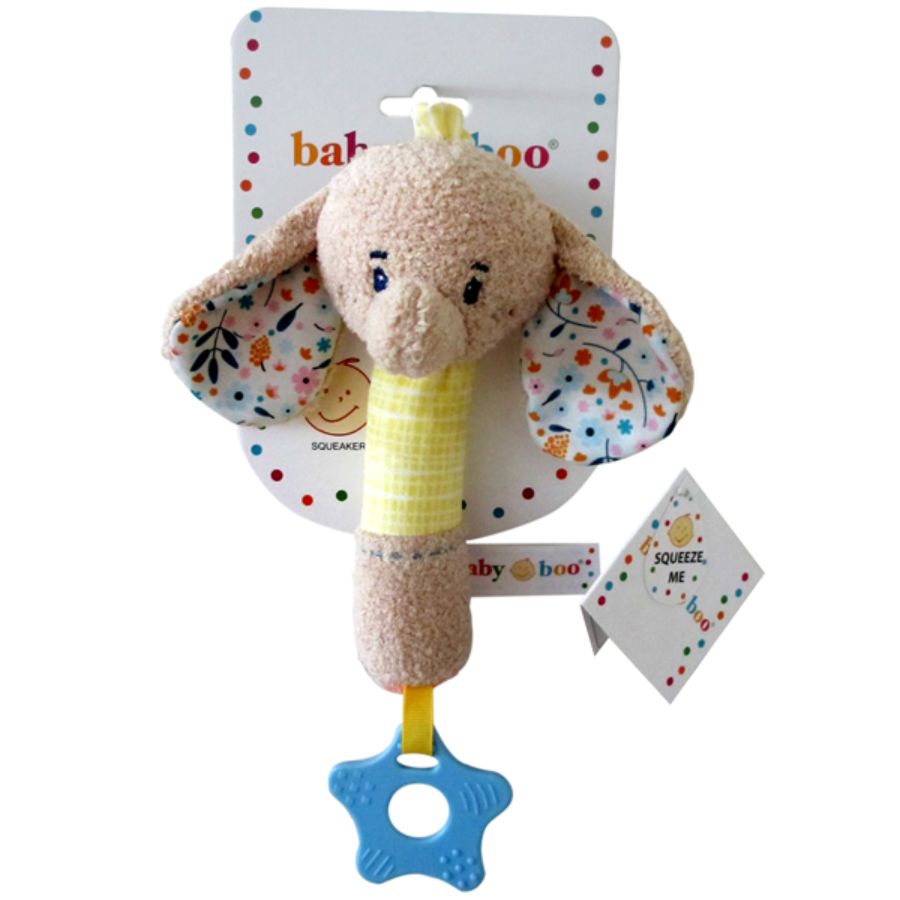 Squeaker on Card Elephant
