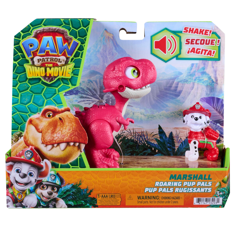 Paw Patrol The Dino Movie Roaring Pup Pals Assorted