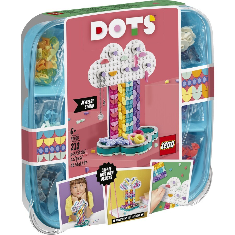 LEGO DOTS Rainbow Jewelry Stand