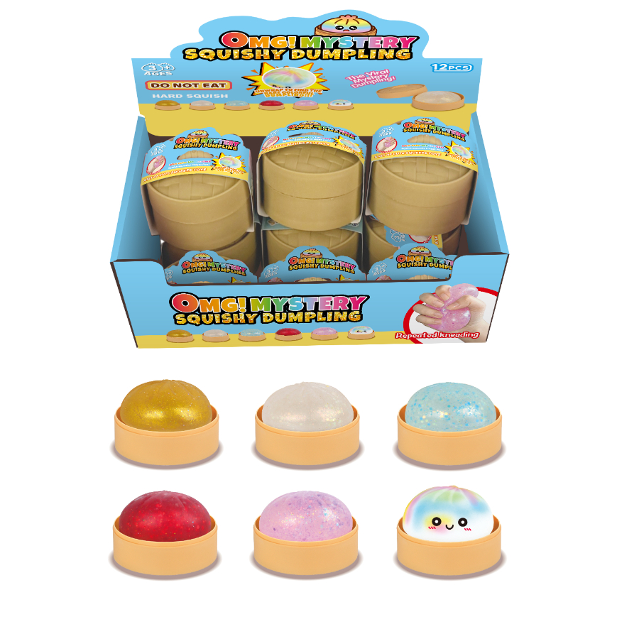 Squishy Mystery Dumpling 9cm Holographic Assorted