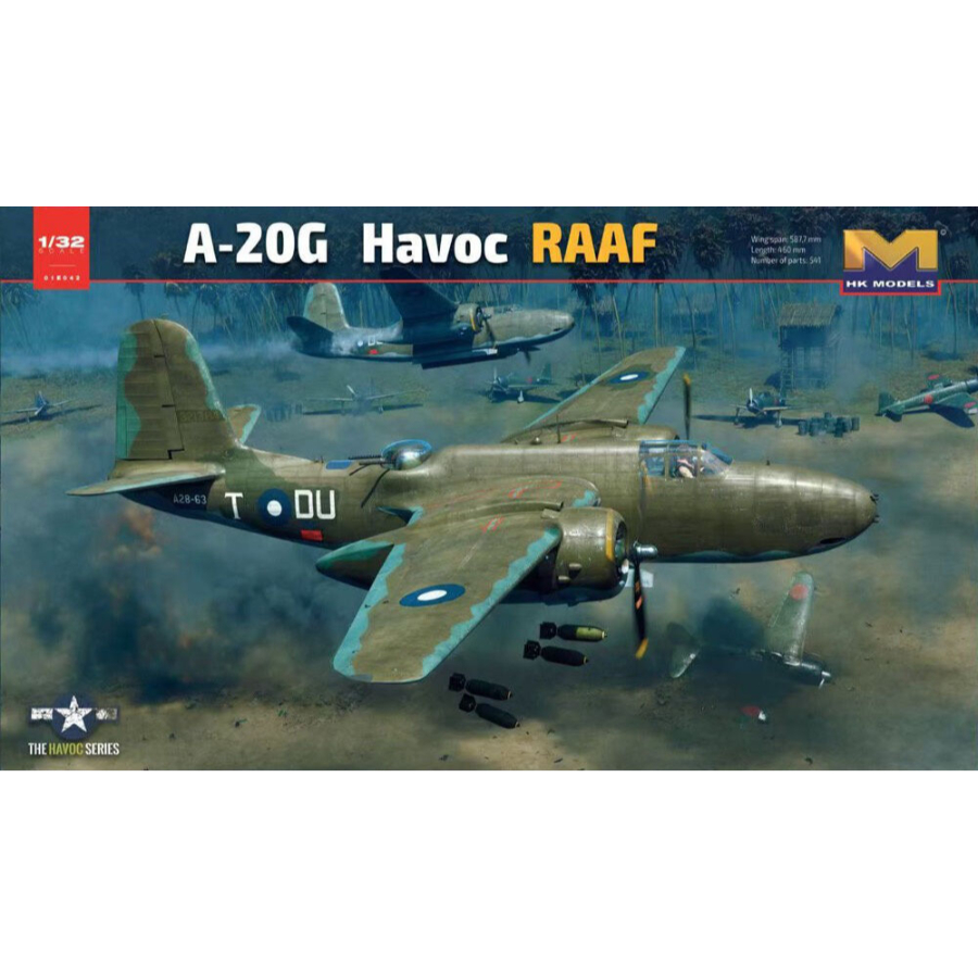 Hong Kong Models Model Kit 1:32 A-20 Havoc RAAF Australian Decals