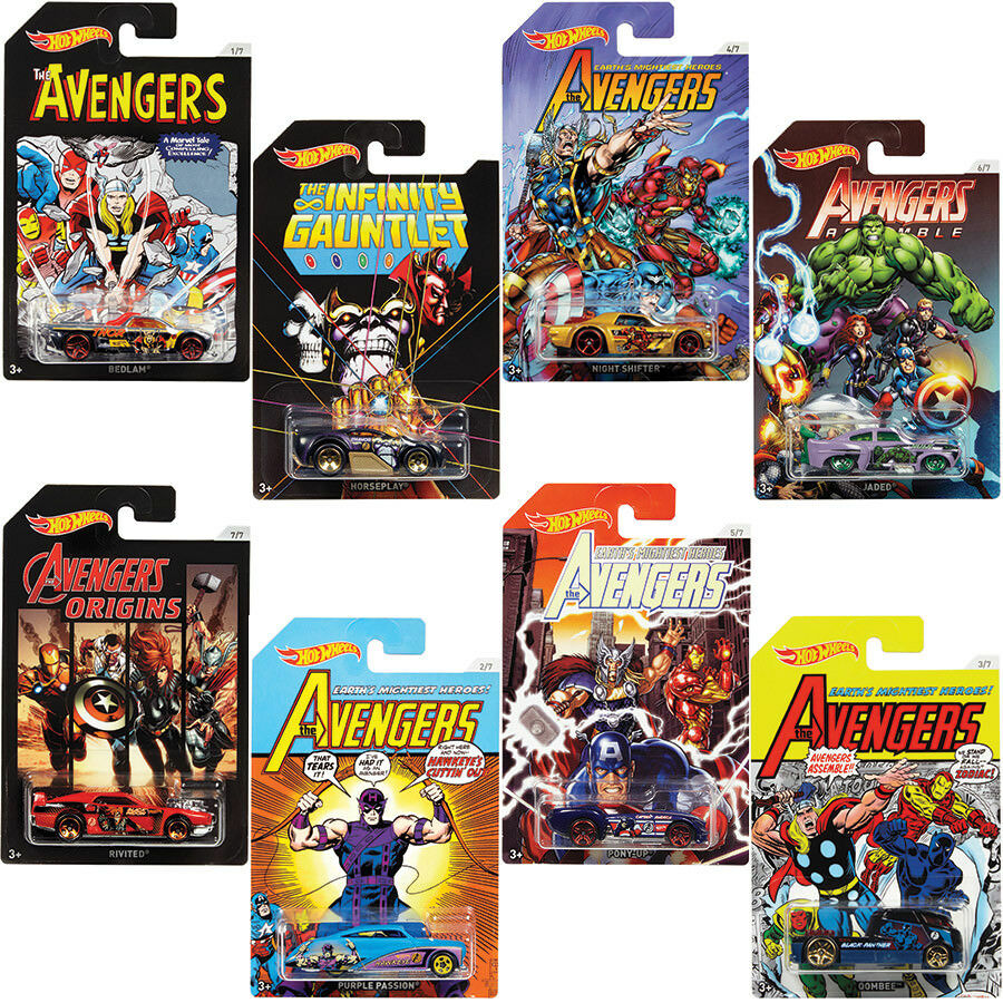 Hot Wheels Avengers 3 Assorted