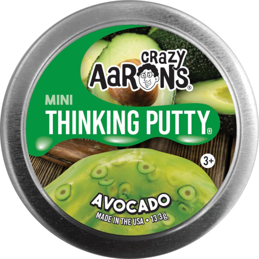 Crazy Aarons Thinking Putty Mini 5cm Tin Trendsetters Assorted