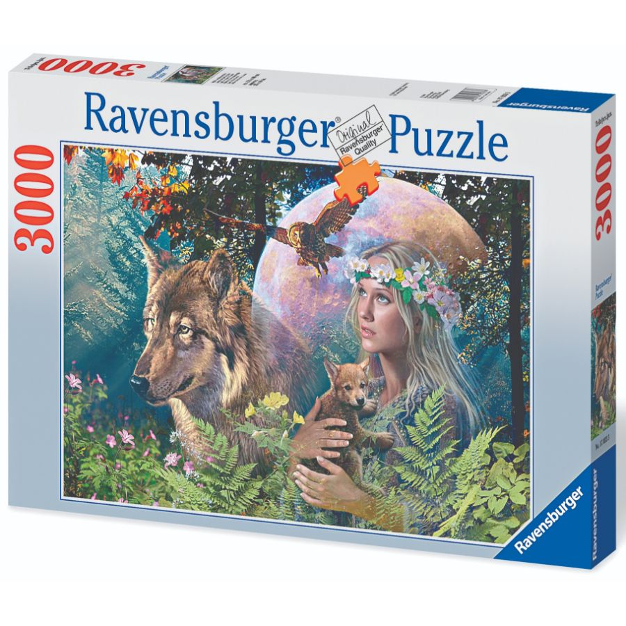 Ravensburger Puzzle 3000 Piece Lady Of The Forest