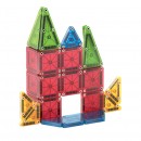 Magna Tiles MicroMags Magnetic Construction 26 Piece Set In Tin