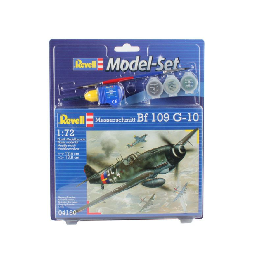 Revell Model Kit Starter Set 1:72 Messerschmitt Bf 109 G-10