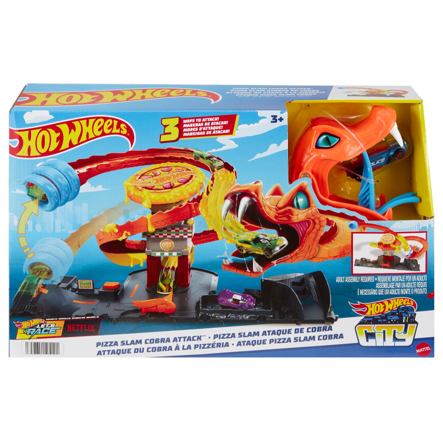 Hot Wheels City Pizza Slam Cobra Attack
