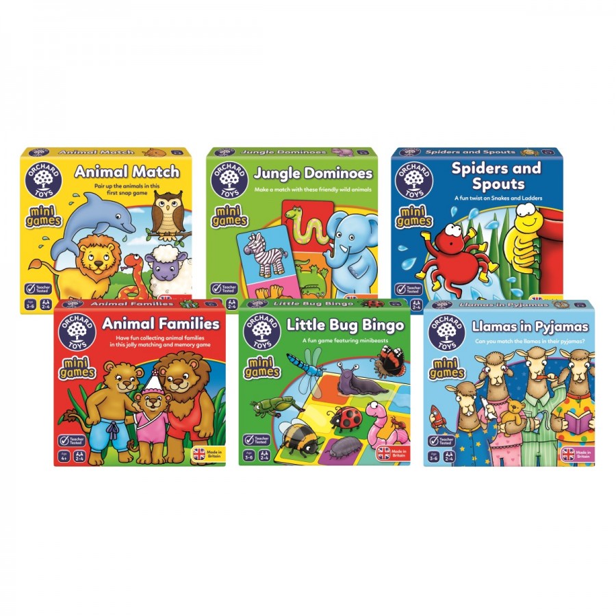 Orchard Toys Mini Games Range 2 Assorted