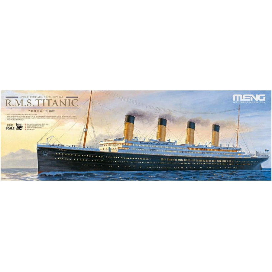 Meng Model Kit 1:700 RMS Titanic With Lighting