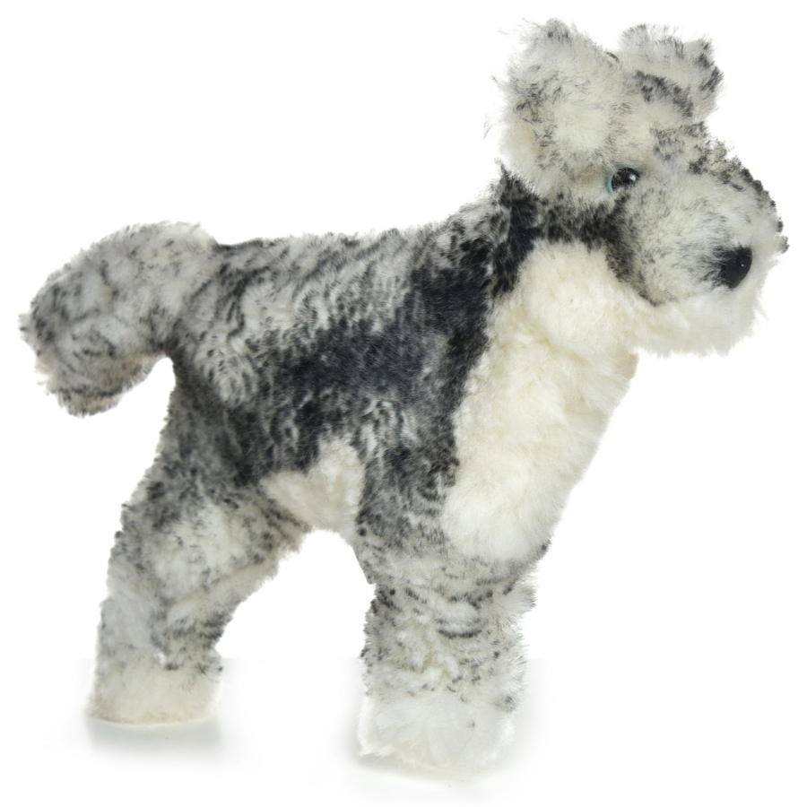 Flat Friends Sheepskin Plush Grey Wolf