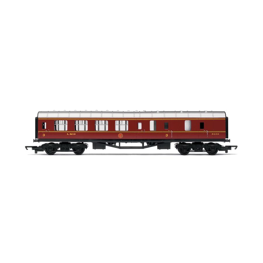 Hornby Rail Trains HO-OO Carriage LMS Brake Coach