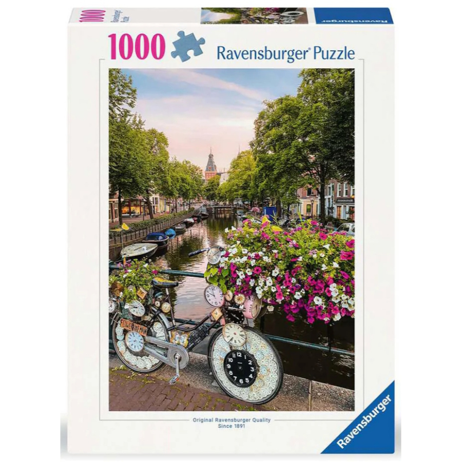 Ravensburger Puzzle 1000 Piece Bicycle Amsterdam SF