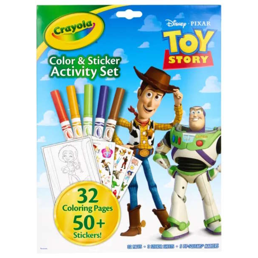 Crayola Colour & Sticker Activity Set Toy Story