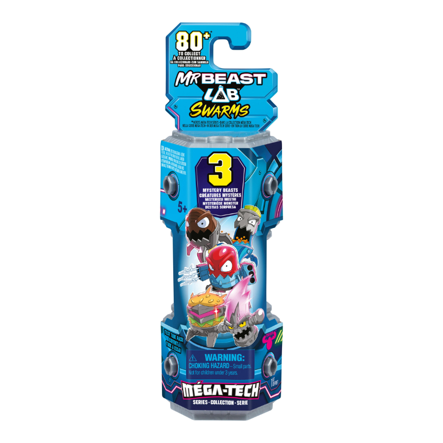 Mr Beast Lab Swarms Series 5 Mega Tech Lab 3 Pack Assorted