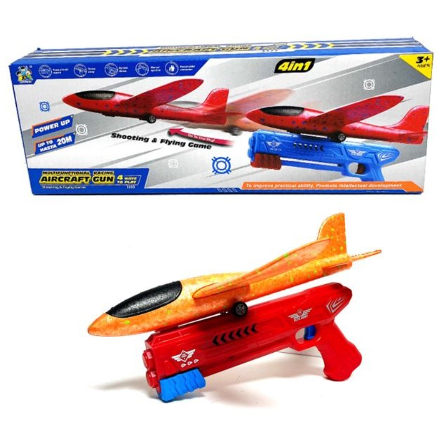 Foam Glider With Gun Launch