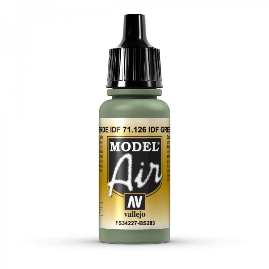 Vallejo Acrylic Paint Model Air IDF Green 17ml