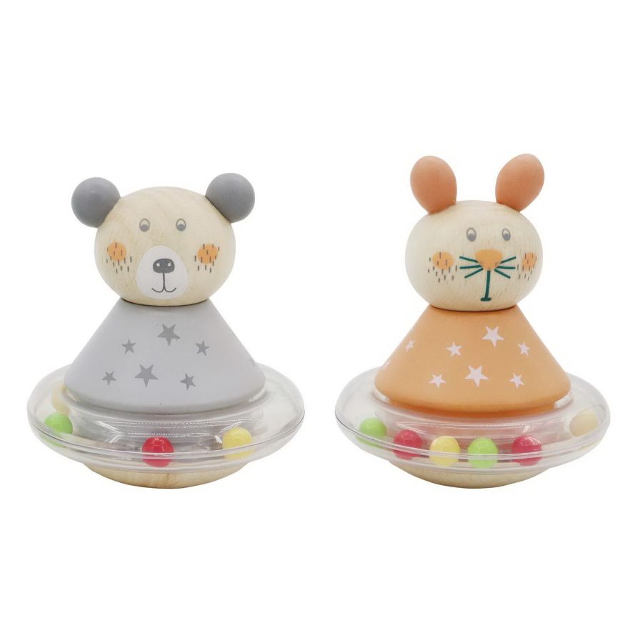 Wooden Animal Roly Poly Assorted