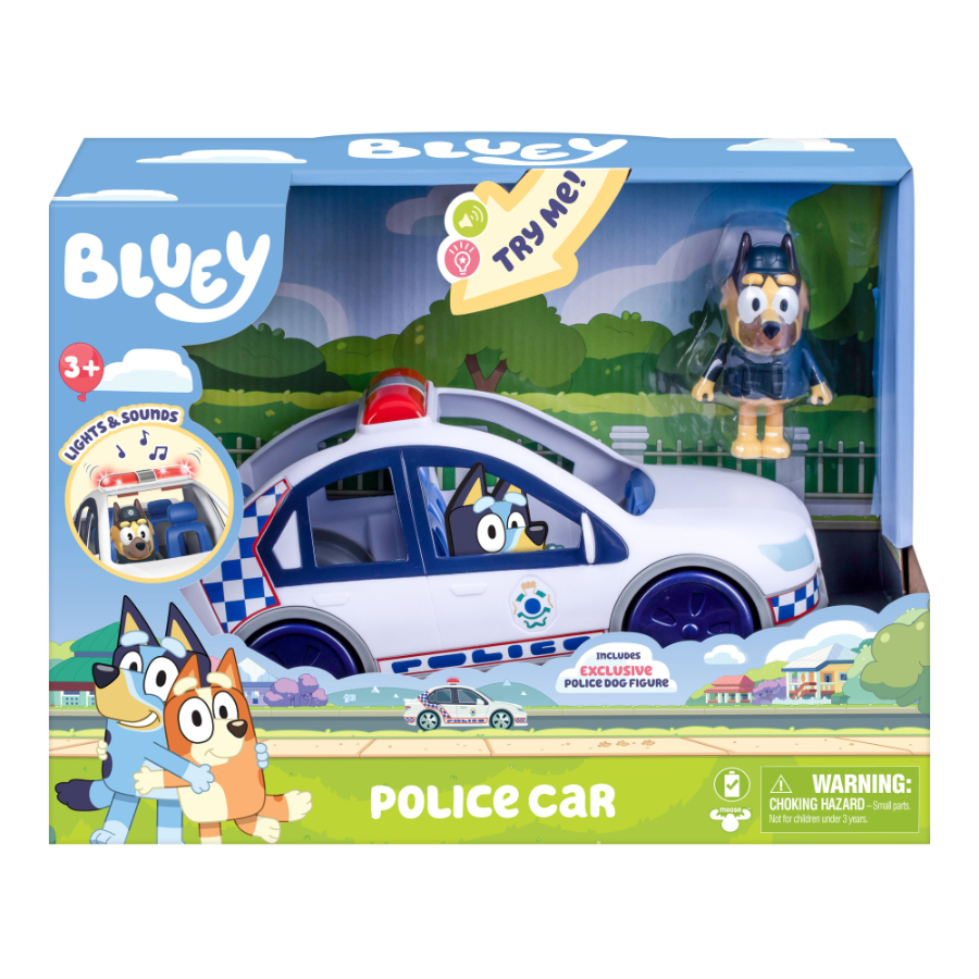 Bluey Police Car With Figures & Accessories