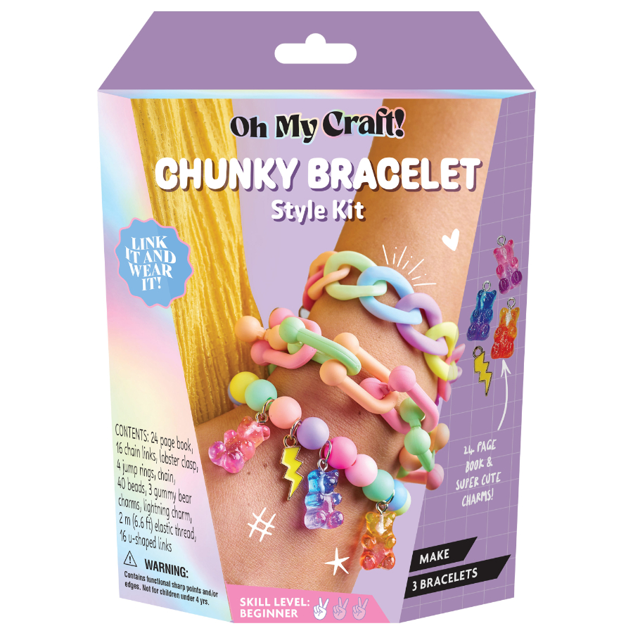 Oh My Craft Whipped Clay Chunky Bracelet Style Kit