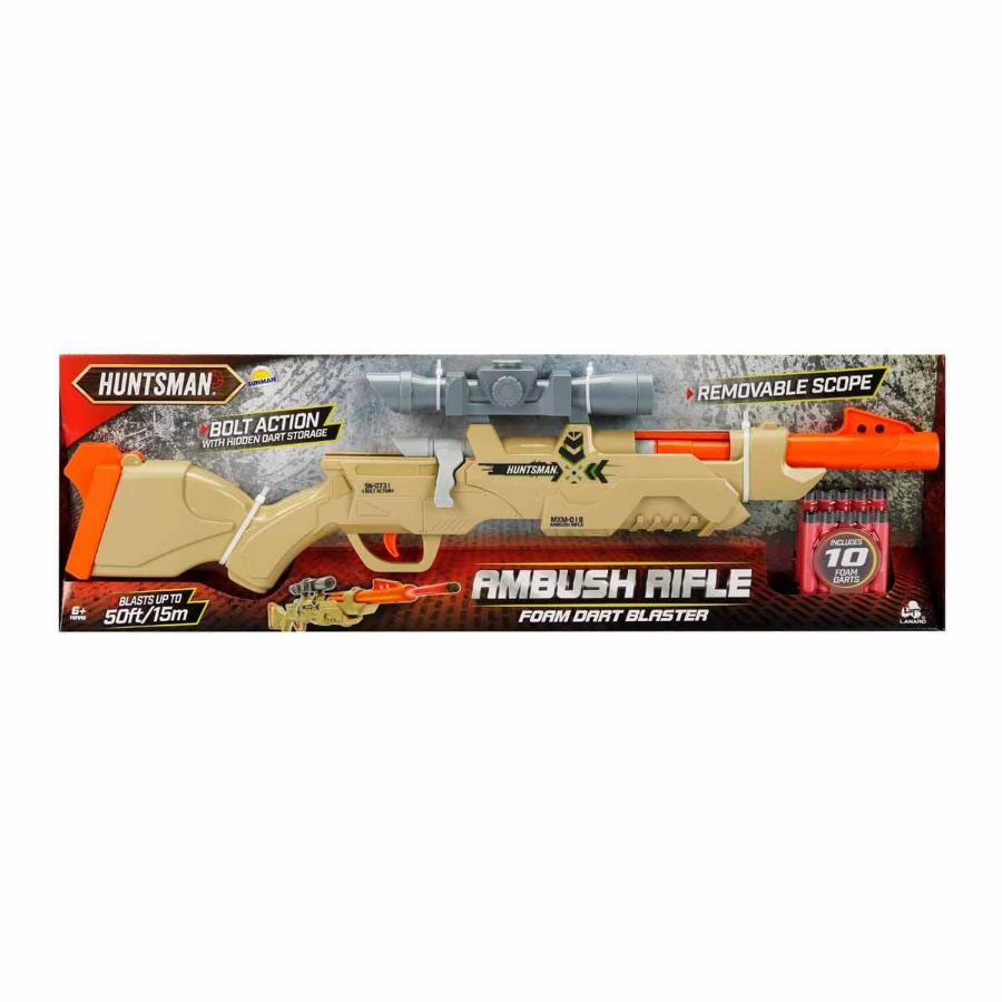 Huntsman Ambush Rifle Dart Blaster With 10 Darts