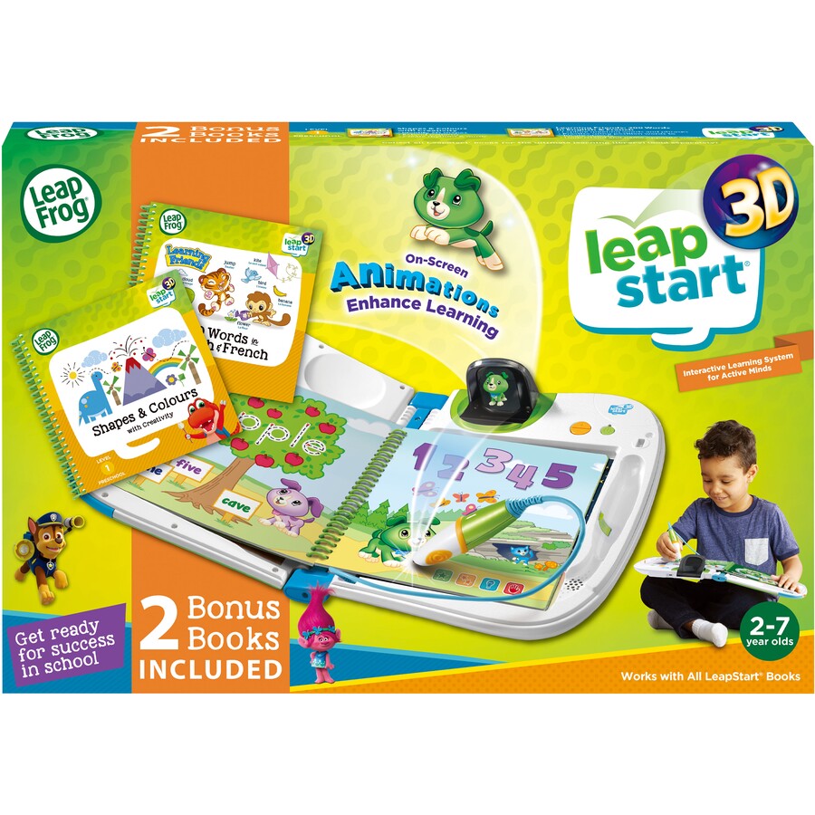 Leapfrog LeapStart 3D Interactive Learning System Green With Two Bonus Books