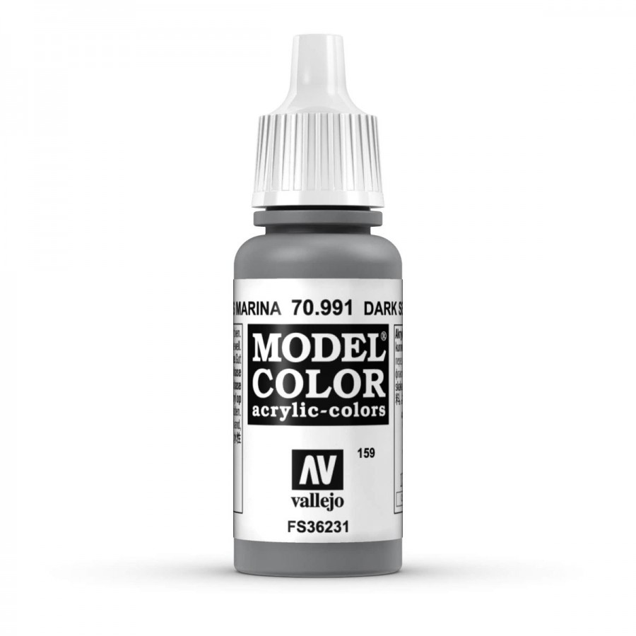 Vallejo Acrylic Paint Model Colour Dark Sea Grey 17-18ml