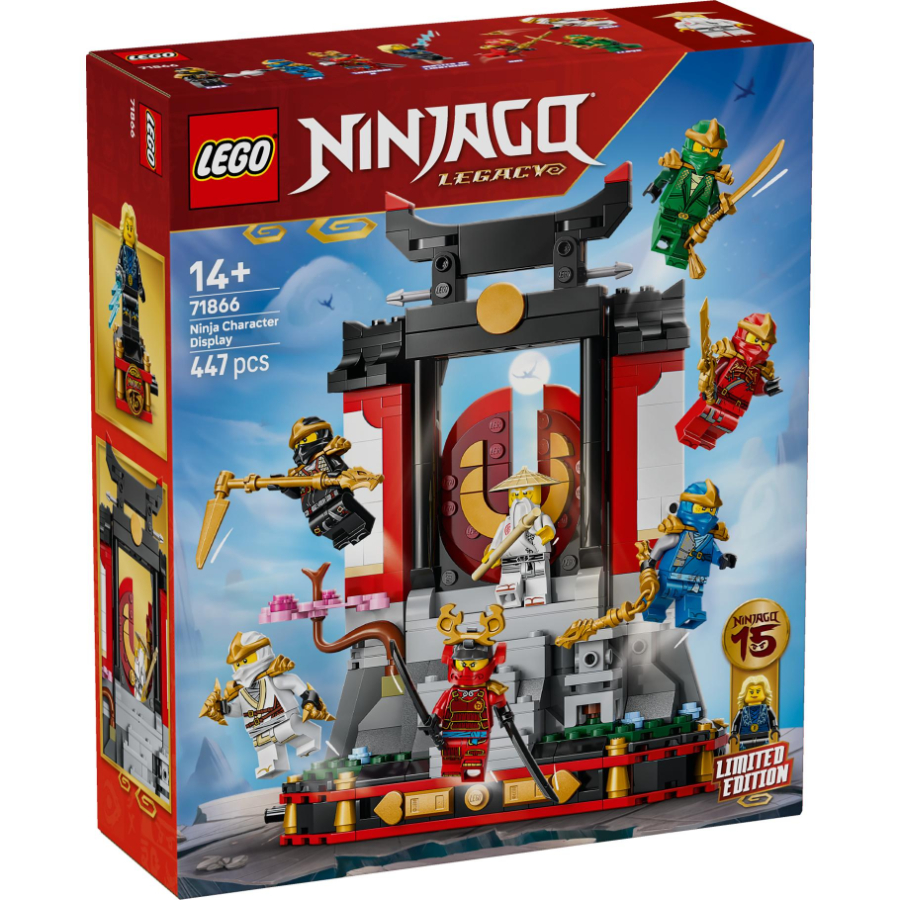 LEGO NINJAGO 15th Anniversary Set Ninja Character Display