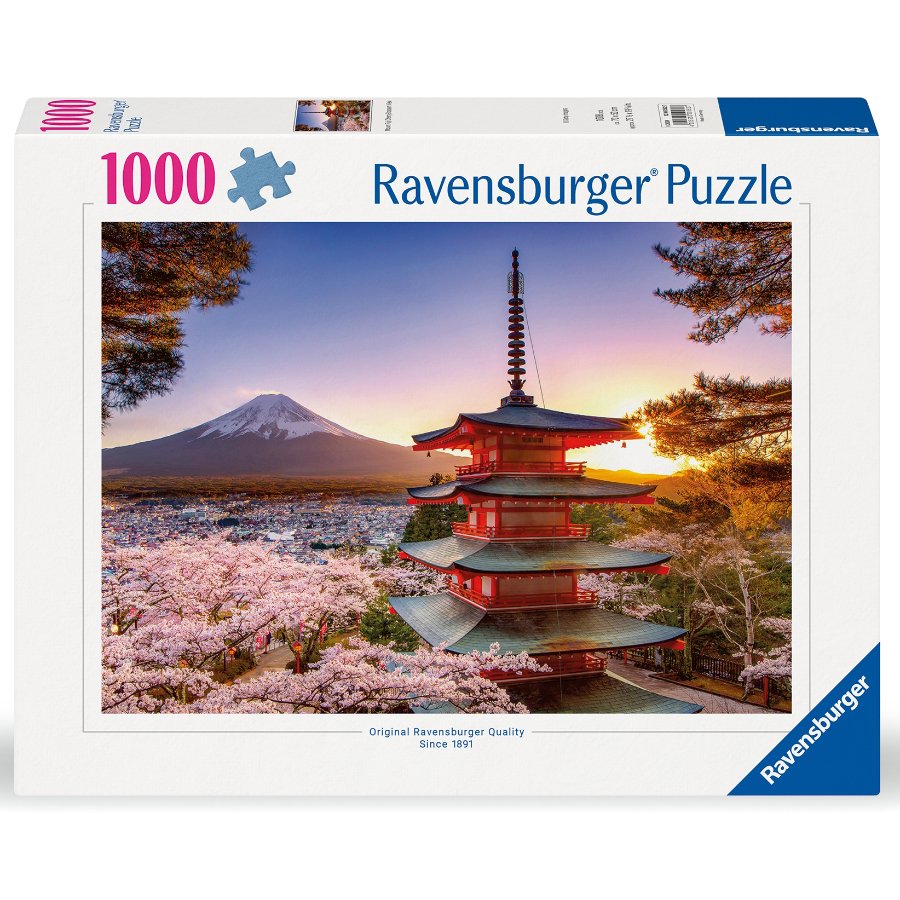 Ravensburger Puzzle 1000 Piece Mount Fuji Cherry Blossom View SF