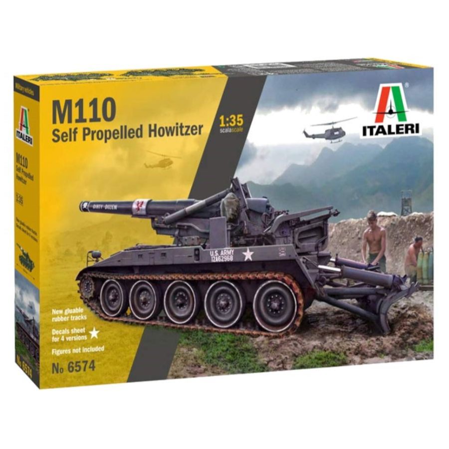 Italeri Model Kit 1:35 M110A1 Self Propelled Gun
