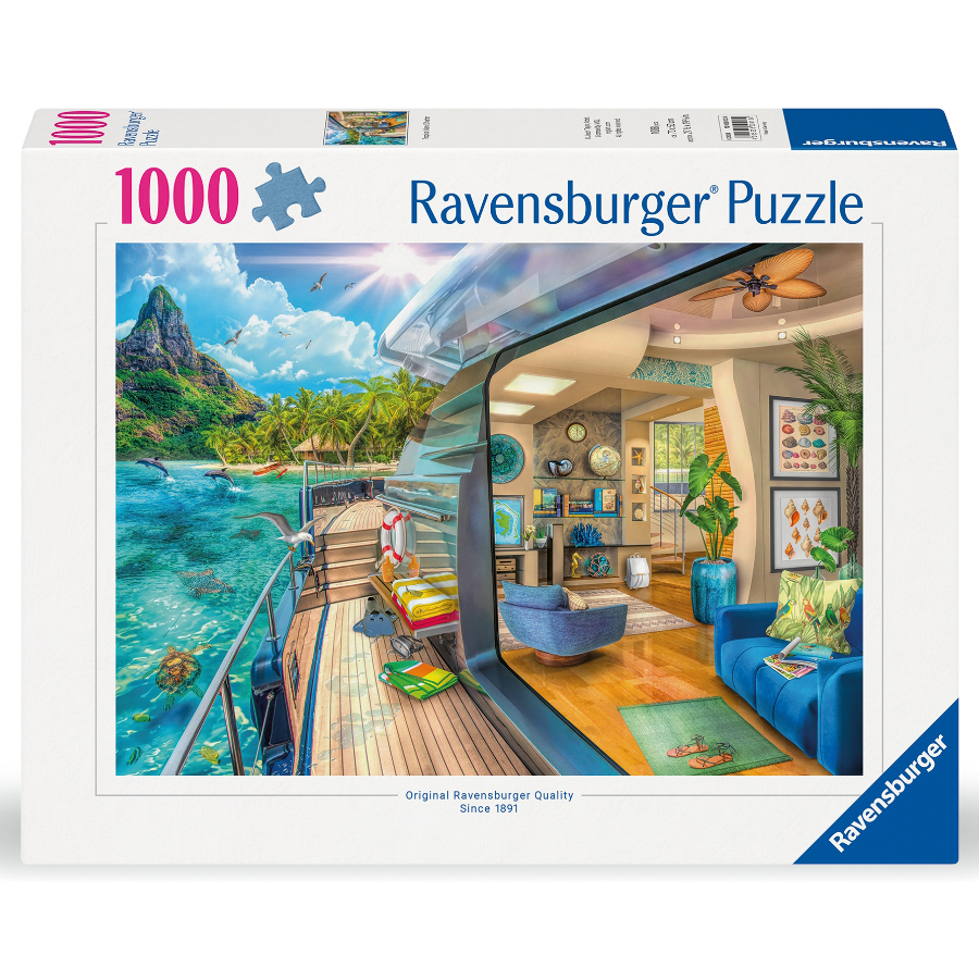 Ravensburger Puzzle 1000 Piece Tropical Island Charter SF