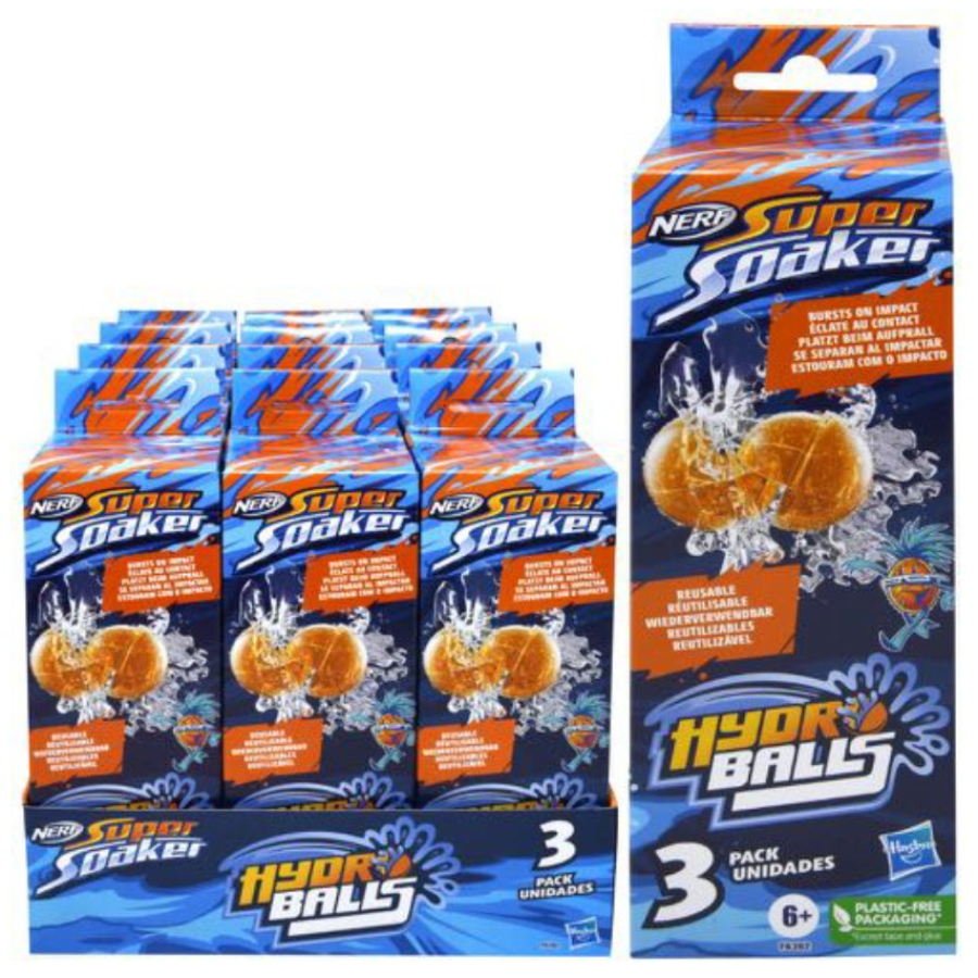 Nerf Super Soaker Hydro Reusable Water Balloons 3 Pack