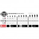 Inline Skates 148 Black Size Adjustable Small Size 11-1