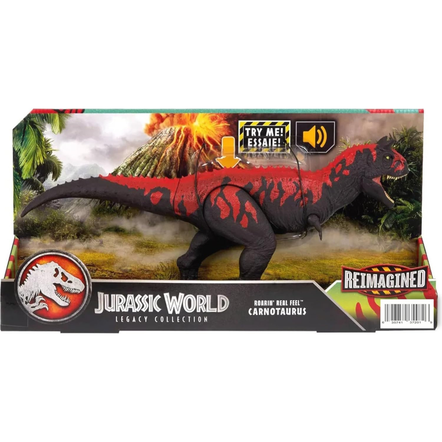 Jurassic World Legacy Collection Roarin Real Feel Carnotaurus
