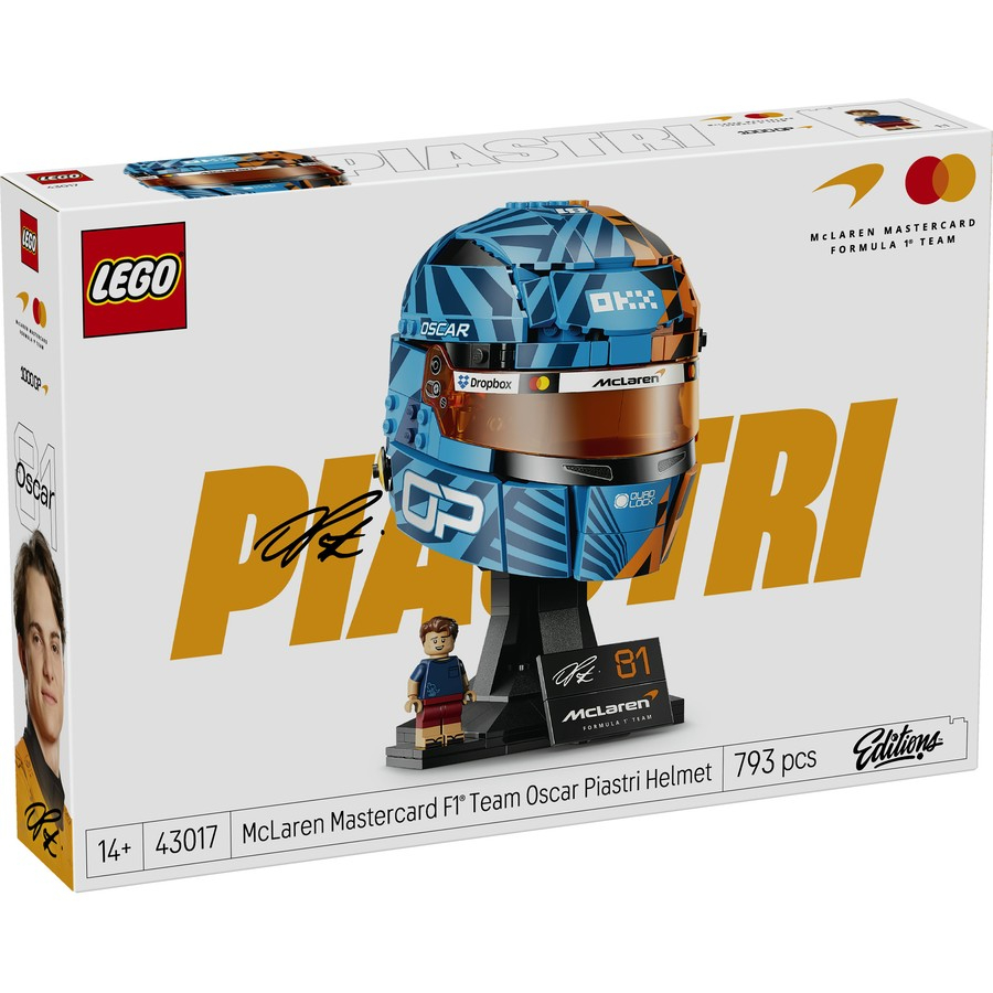 LEGO Formula 1 Mclaren Mastercard F1 Team Oscar Piastri Helmet