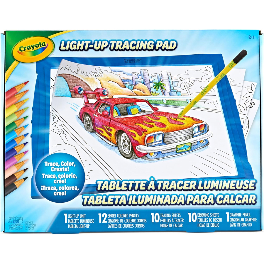 Crayola Cars Light Up Tracing Pad