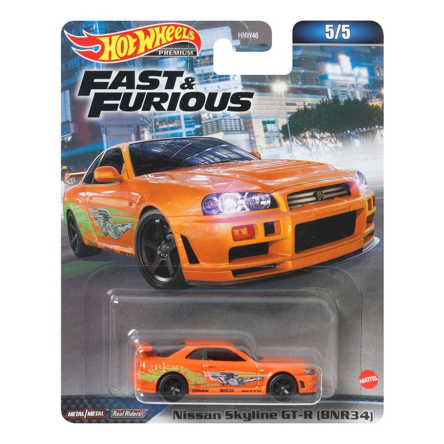 Hot Wheels Vehicles Fast & Furious Premium Assorted