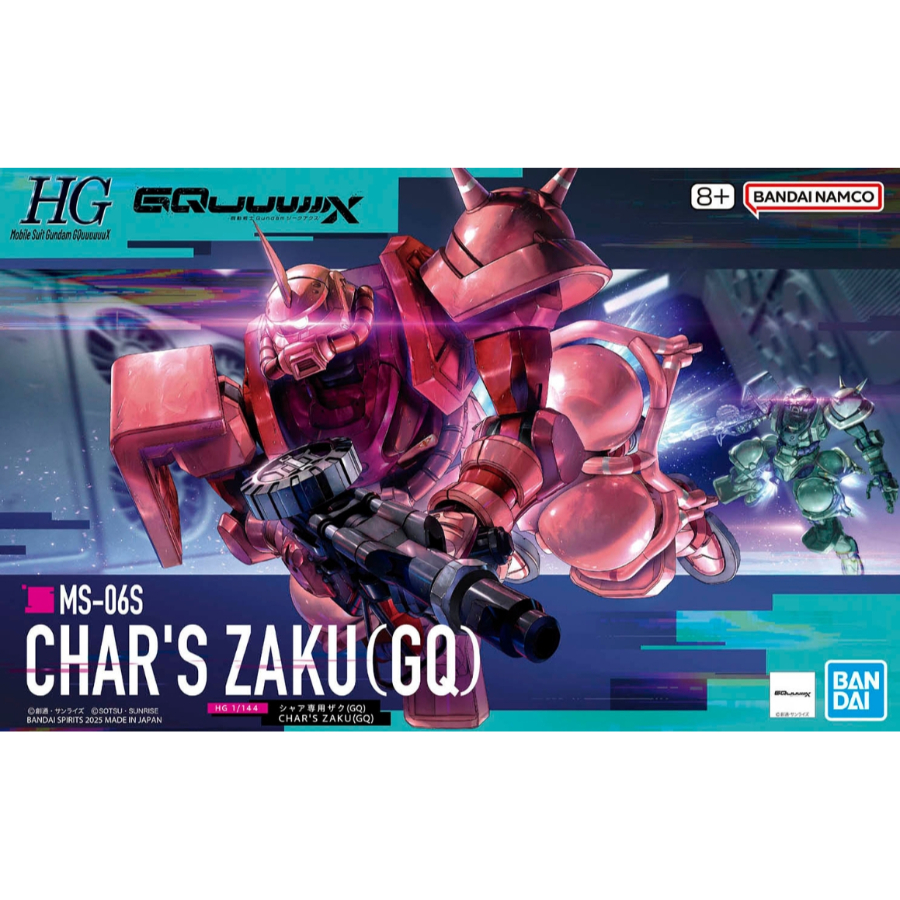 Gundam Model Kit 1:144 HG Chars Zaku GQ