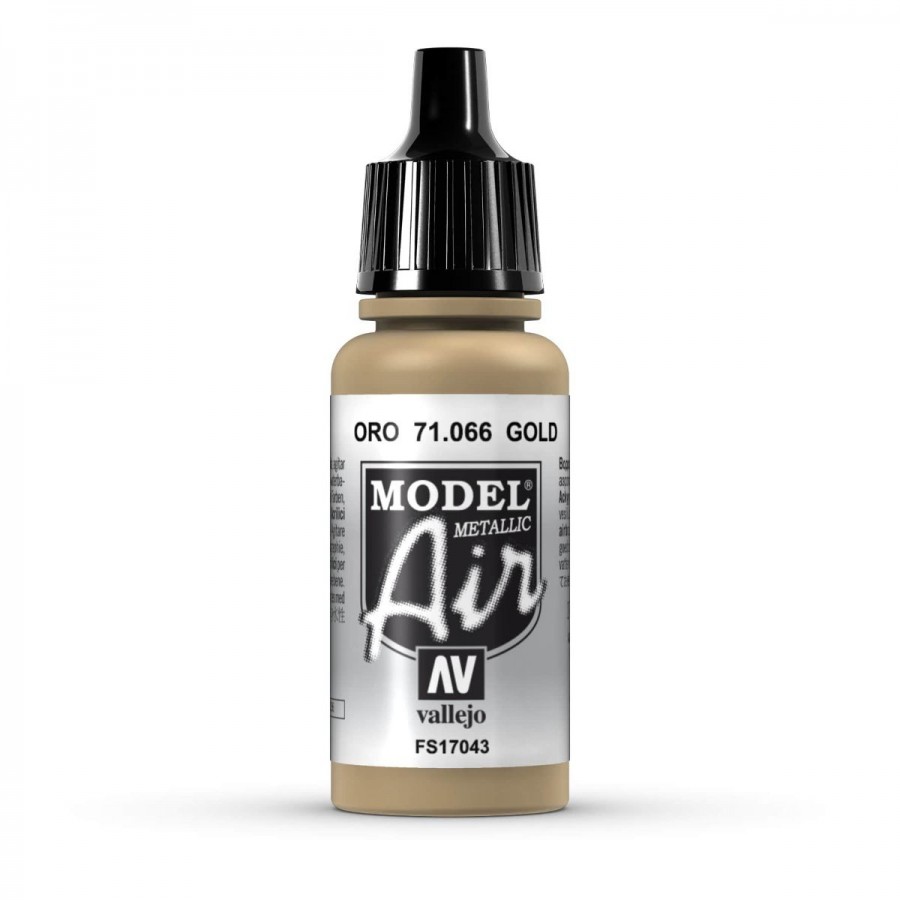Vallejo Acrylic Paint Model Air Gold 17ml
